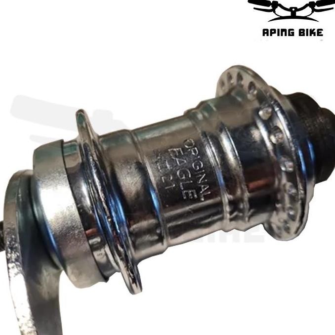 Hub Gear Torpedo Eagle Original 40H 20T Chrome Gir Torpedo Ontel Jadul