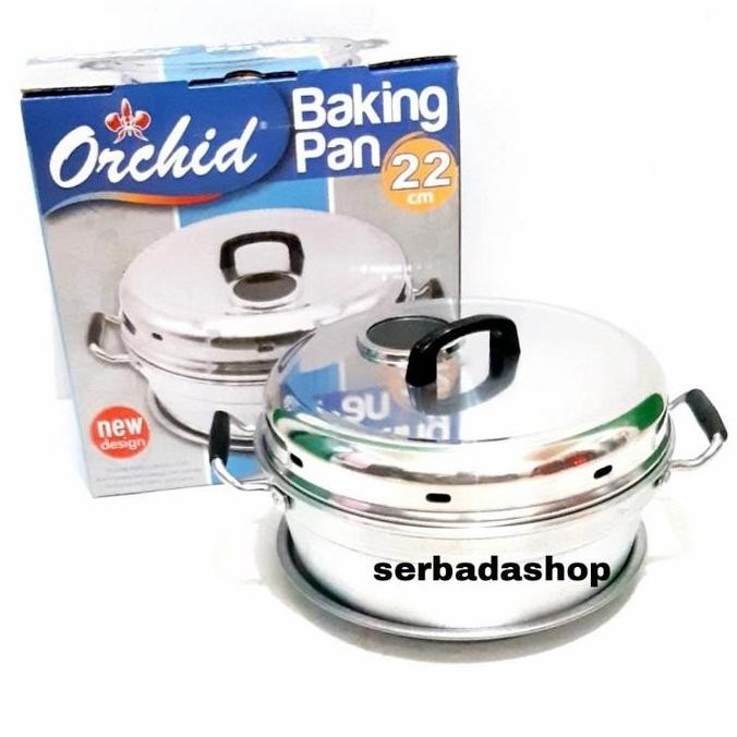 Baking Pan Orchid Panci Cetakan Bolu/Panci Panggang Kue Bolu