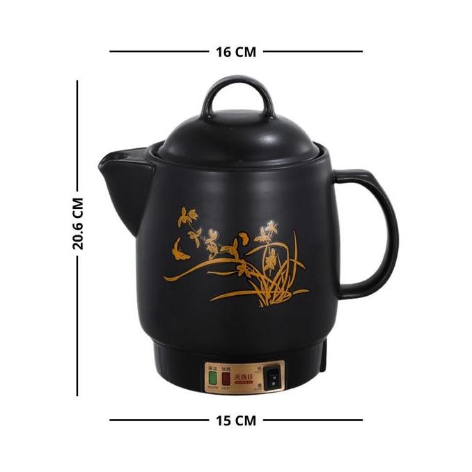Teko Keramik Obat China Listrik Otomatis 220V Panci Godok Pot Dekoeksi