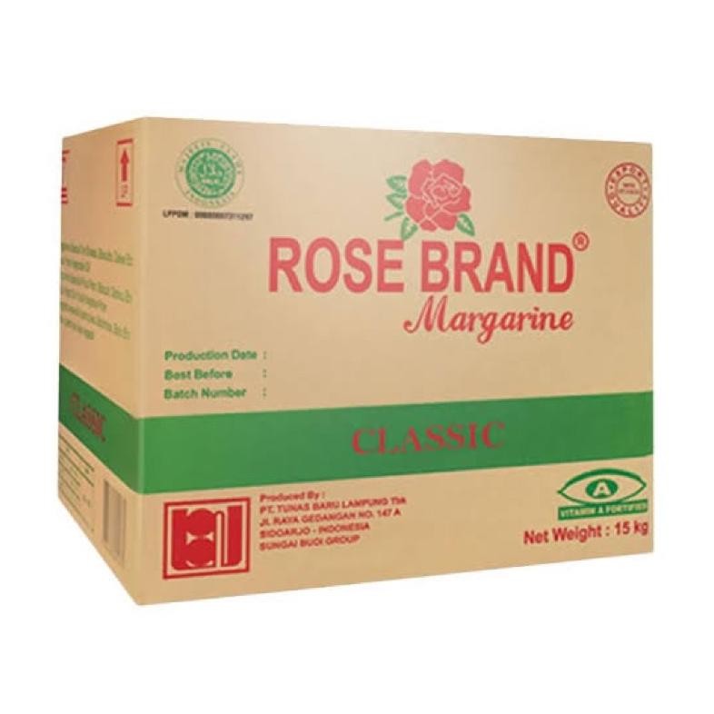 Rose Brand Margarin Classic 15KG Mentega Kuning
