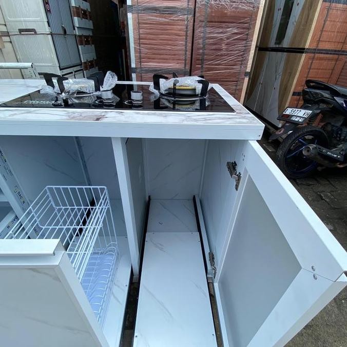 Rak kompor dapur / kitchen set dapur minimalis bahan alumunium
