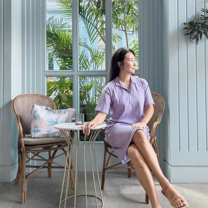 Heytimmy Women Kana Summer Dress Katun Berkerah