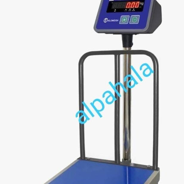 Timbangan duduk digital ukuran 30x40 plat stenlis kapasitas 100kg