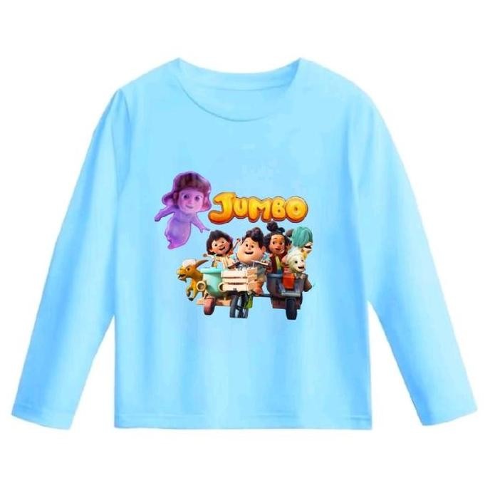 DF252>> Baju kaos Lengan Panjang Anak remaja dan dewasa motif Jumbo