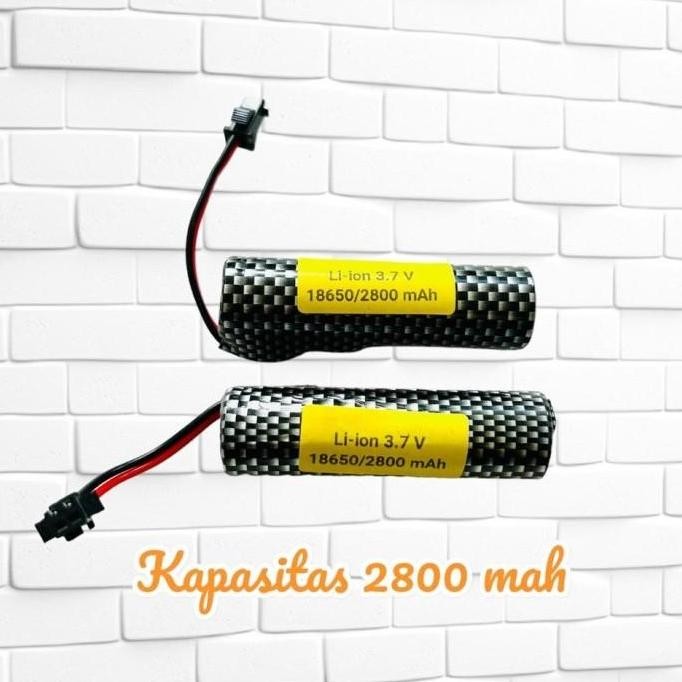 Baterai Charger mobil Remote Control RC Li-Ion 18650 1200 mAh 3.7 Volt