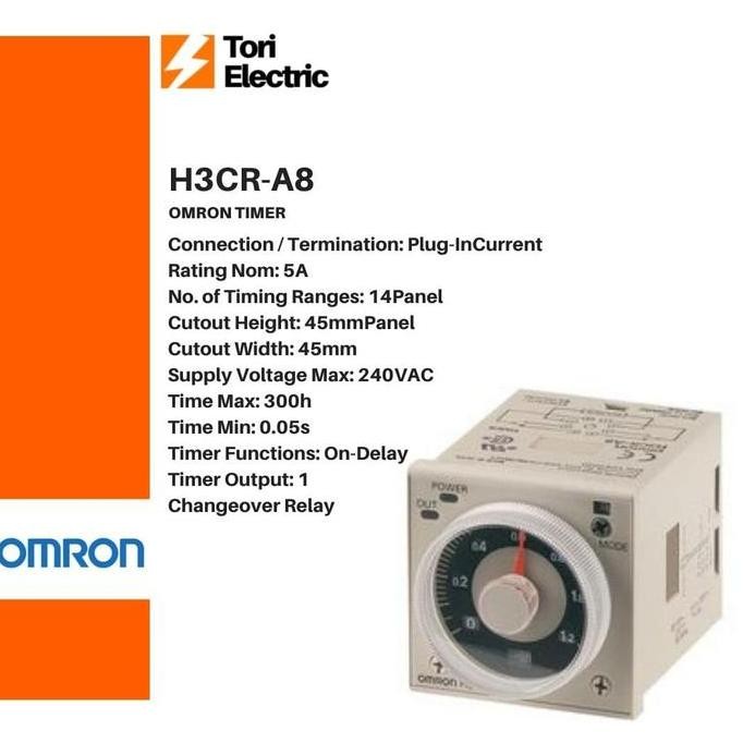 TIMER OMRON 100% ORI H3CR-A8 H3CR A8