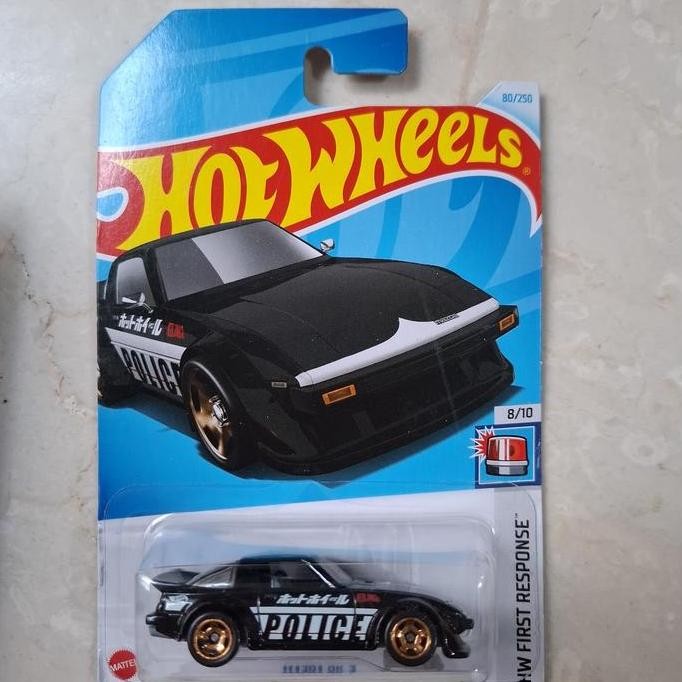 hotwheels mazda rx7 first response hitam
