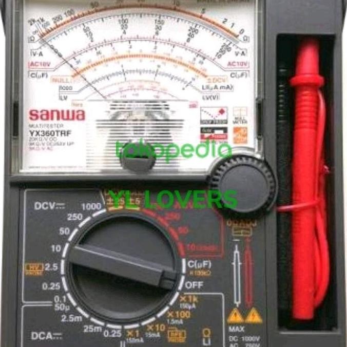 SANWA YX 360 TRF/ MULTITESTER SANWA MANUAL /AVOMETER SANWA ORIGINAL DAN TERPERCAYA