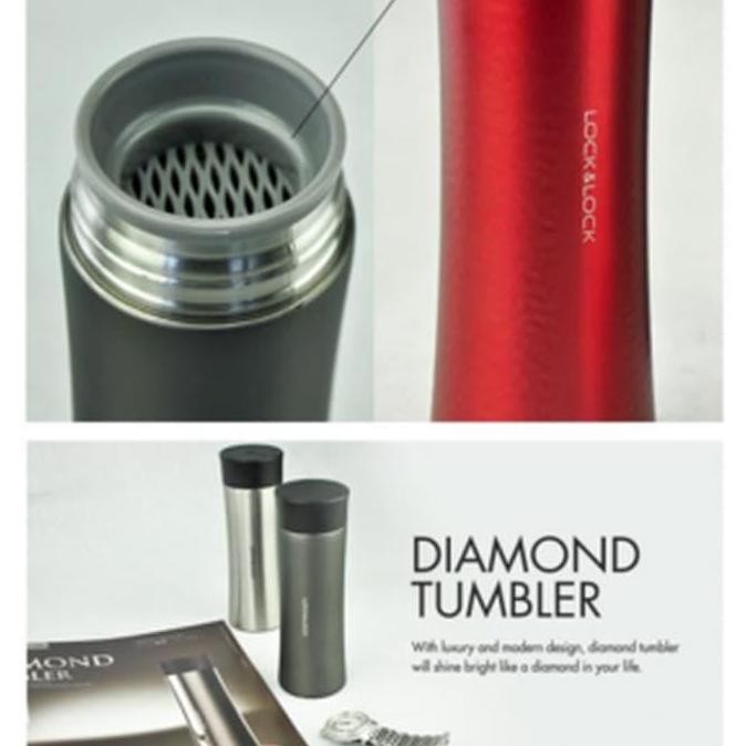 Lock N Lock Tumbler Diamond Hot N Cool 300 Ml Thermos