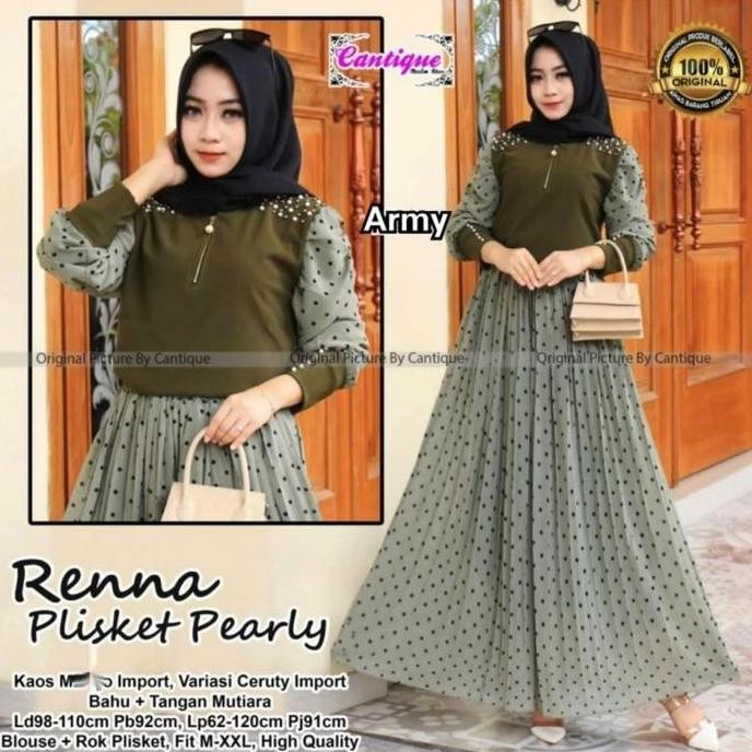 Setelan Rok Busui Motif Onde Kaos Muslim Kaos Muslim Mutiara Navy Baju Nyaman Wanita Variasi Gamis