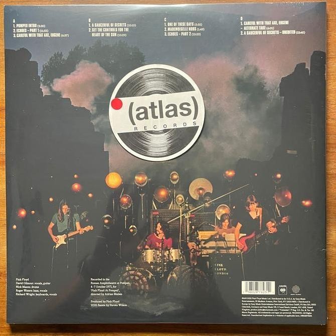 Vinyl / Piringan Hitam PINK FLOYD - Pink Floyd At Pompeii MCMLXXII Rare Koleksi Original