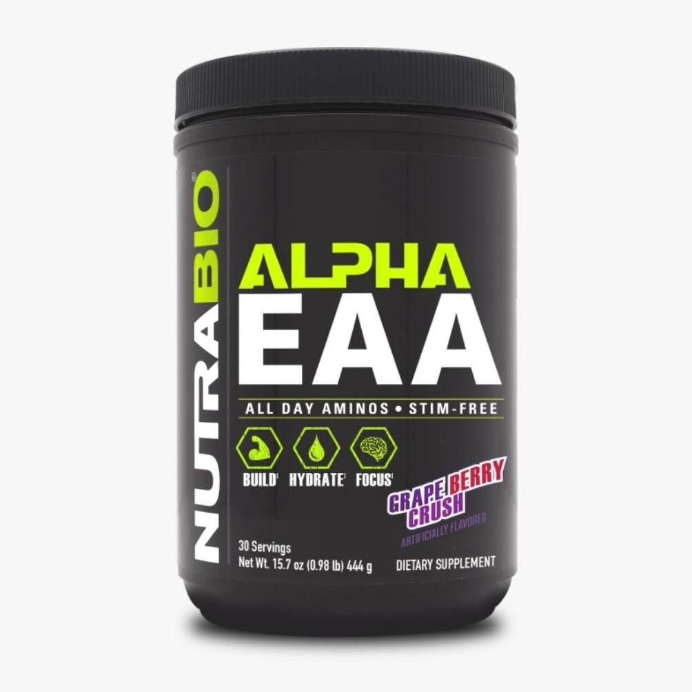 Nutrabio Usa Alpha Eaa + Nootropics Gpc Ksm-66 Ashwagandha 30 Serving Original