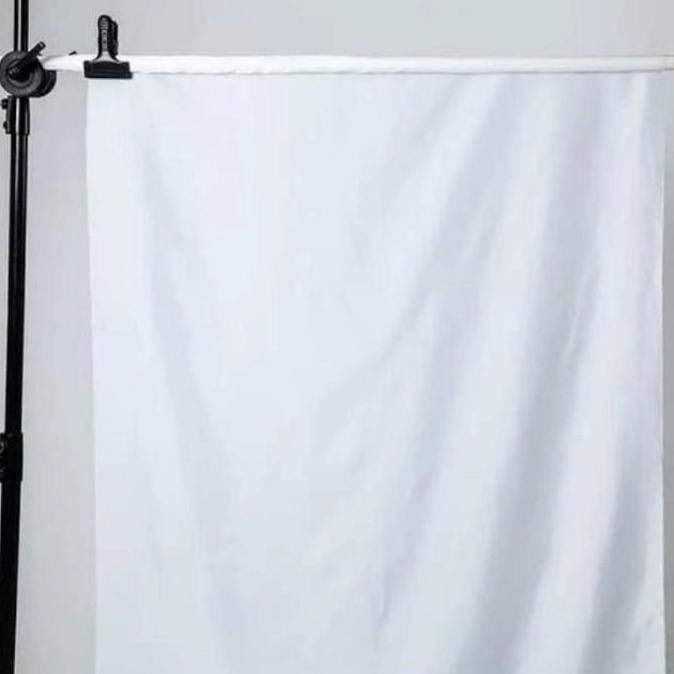 Kain putih backdrop background meteran