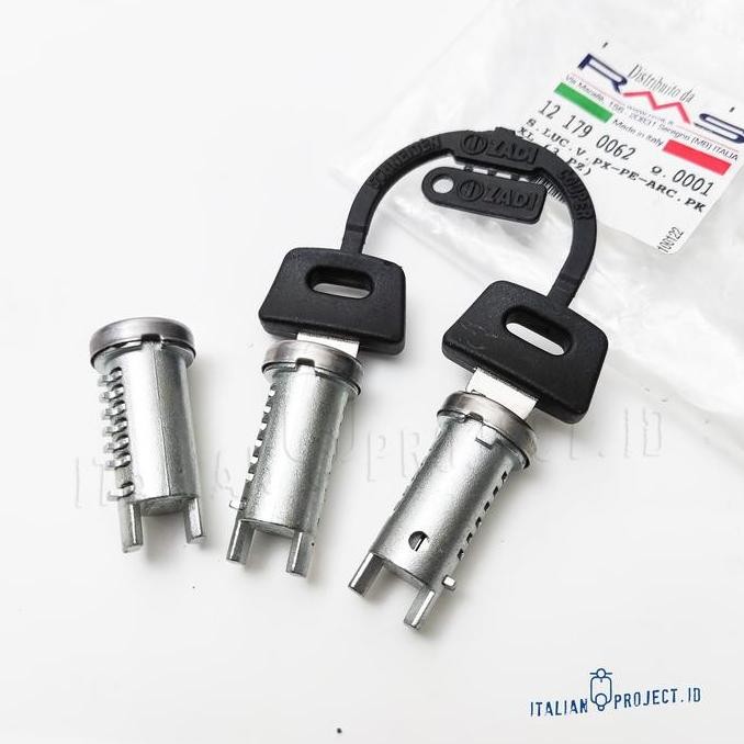 Kunci Set Zadi Kontak Box Jok Vespa Px New Px Exclusive Excel Spartan Asli