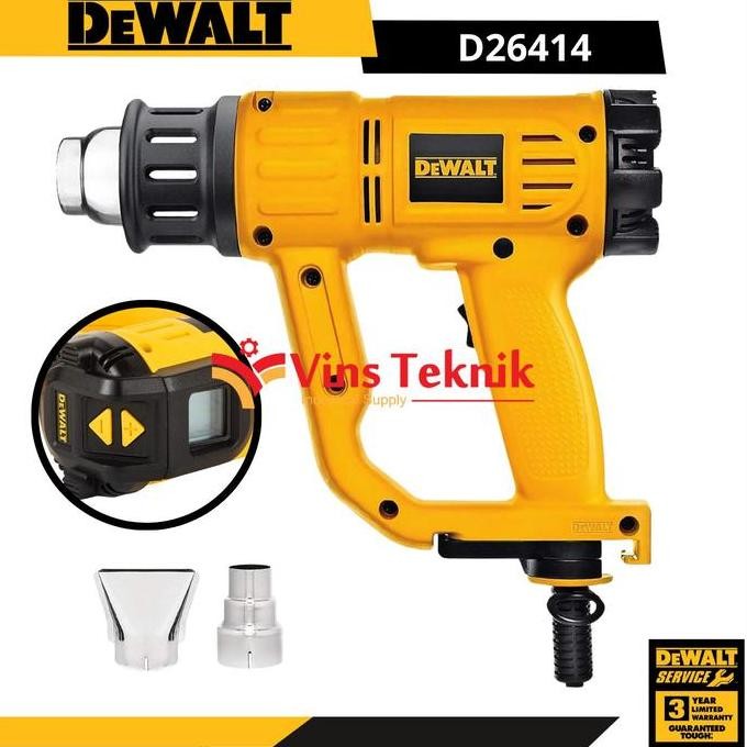 DEWALT D26414 Mesin Pemanas Digital LCD Display Heatgun Hot Gun D26 414 HotGun Heat Gun 2000Watt
