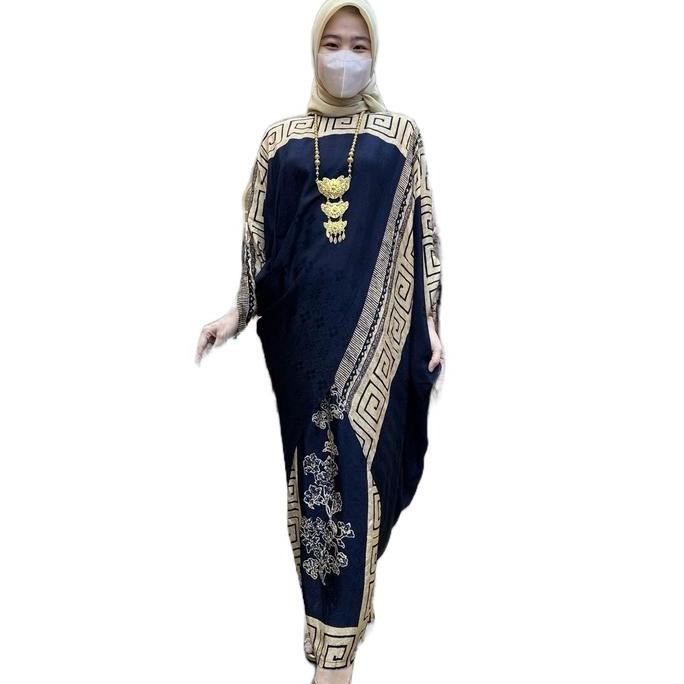 Vania Set Rok Viscose Batik Modern Indonesia Gies Butik - Panjang 100Cm - Formal, Karet Mewah Wanita