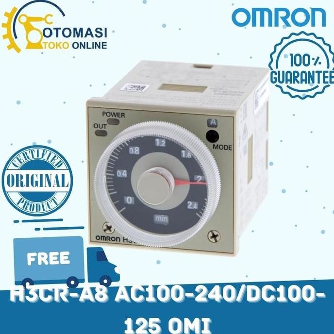 Omron Timer H3CR-A8 AC100-240/DC100-125