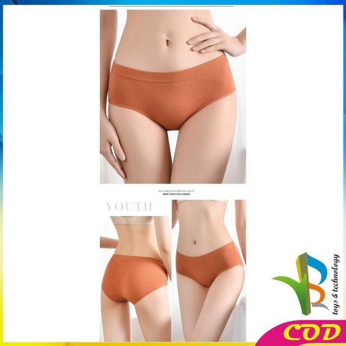 Promo [Cod] Rb P62 Celana Dalam Wanita Katun Polos Cd Cewek Sexy / Kancut Wanita Cod