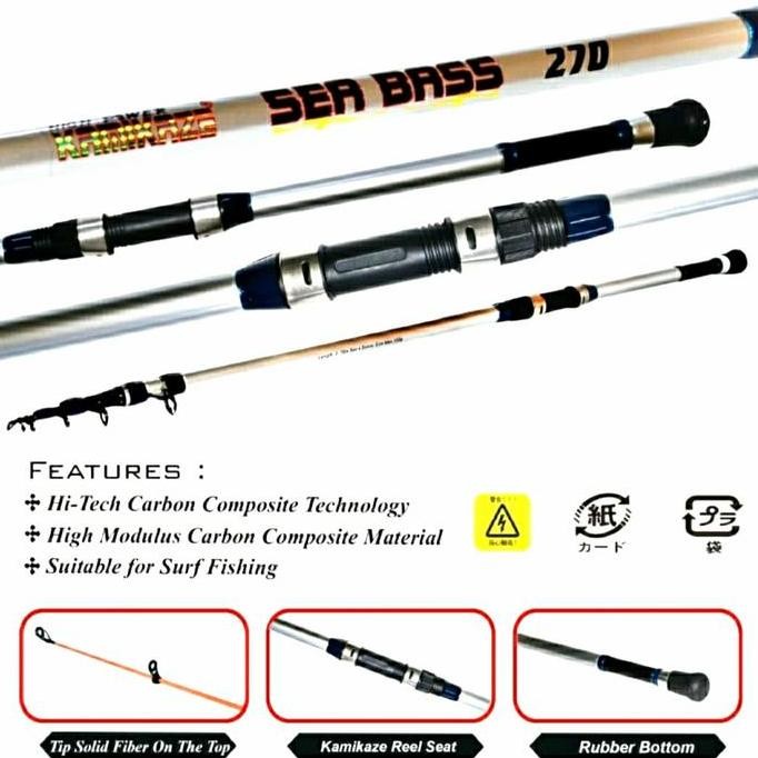BEBAS ONGKIR - JORAN PANCING KAMIKAZE SEA BASS 270 - 300 - 360 ANTENA