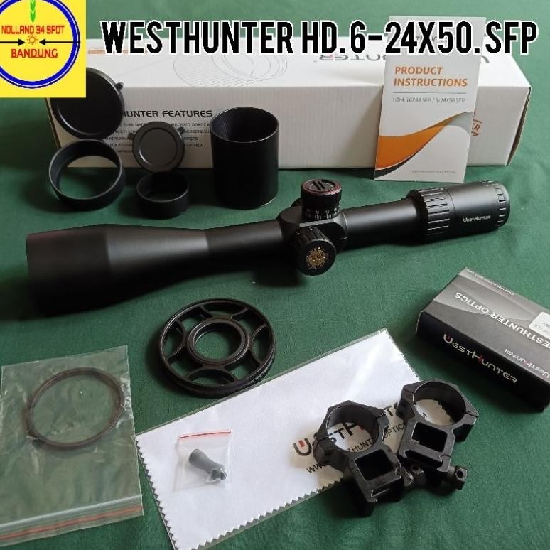 FEVERFEW Telescope westhunter hd 6-24x50sfp
