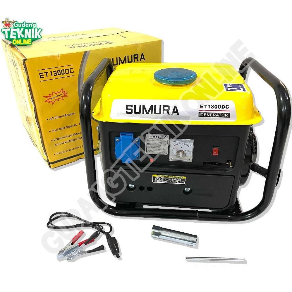 albertGokil Genset 700watt SUMURA ET1300DC 2Tak / Power Generator Genset LIstrik 700 Watt Wat 700W 2