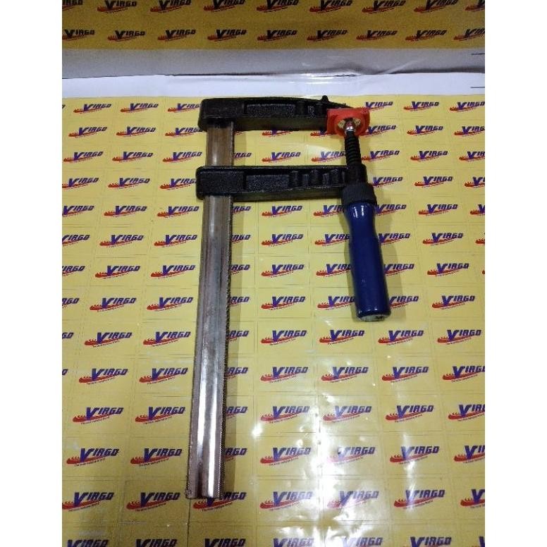 EDELWEIS F CLAMP KLEM KAYU ALAT PENJEPIT KAYU HEAVY DUTY KLEM F 120mm 300mm 30CM