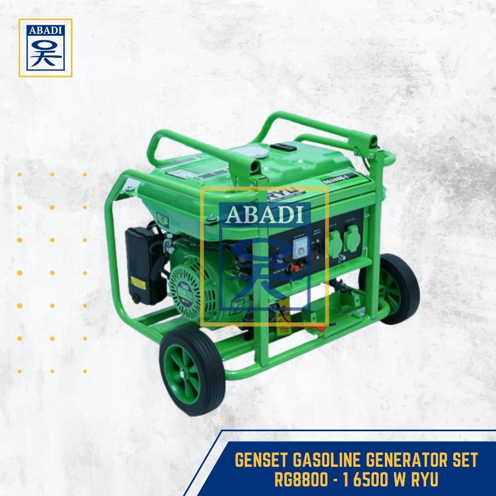 albertGokil GENSET GASOLINE GENERATOR SET RG8800 - 1 6500 W RYU