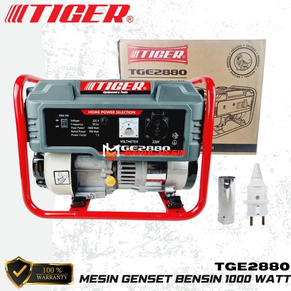 albertGokil TIGER TG2880 TG 2880 Mesin genset Generator set genset 1000watt