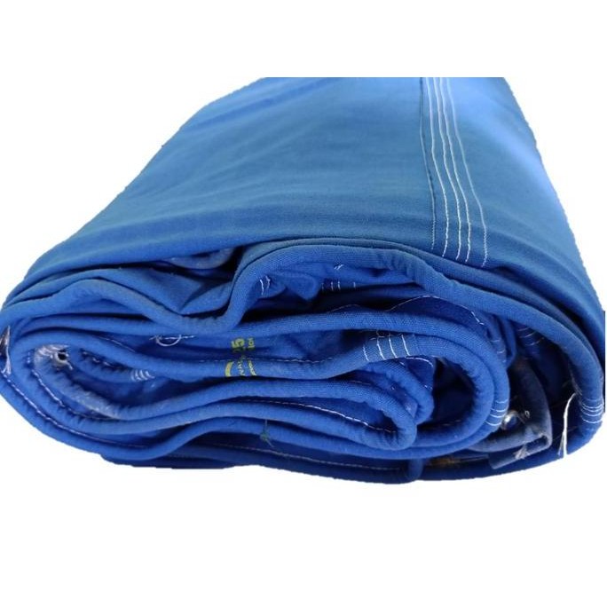 Premium TERPAL TRUCK KANVAS KANVAS BIRU 4,5 x 7,5 (LUBANG TALI & RING D) Promo