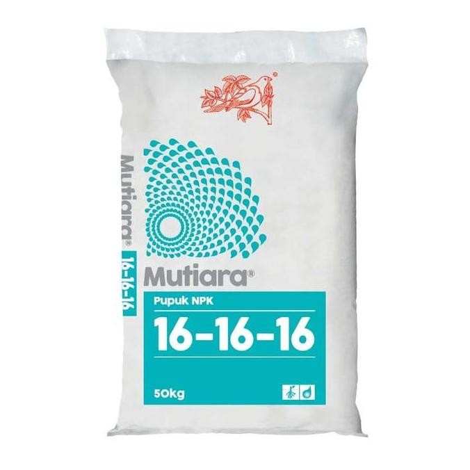 Pupuk NPK MUtiara 16-16-16 Kemasan Karung 50 Kg