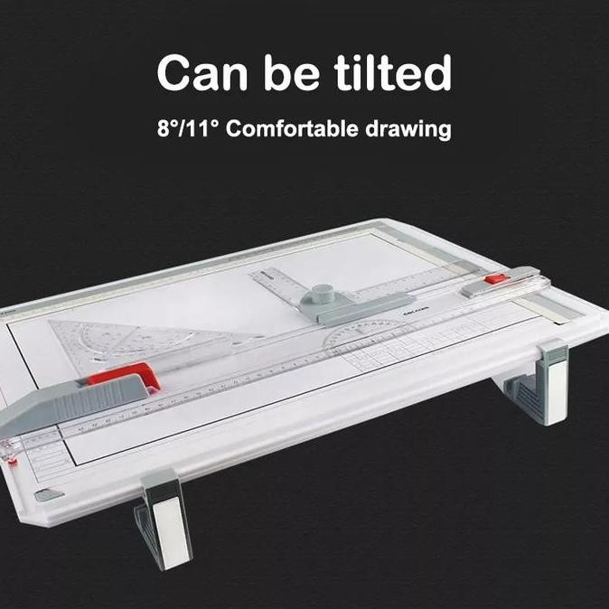 Premium A3 Set Penggaris Meja Gambar Arsitek Alat Gambar Parallel Ruller Promo