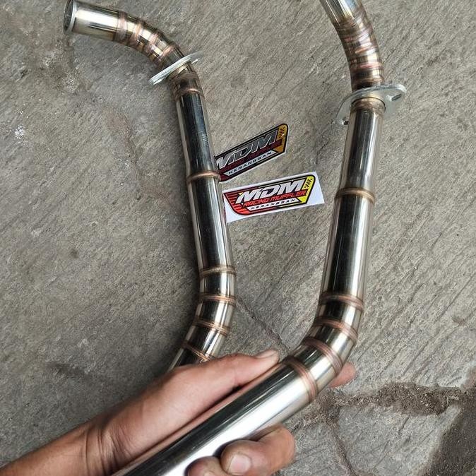 Promo LEHERAN PIPA LEHERAN KNALPOT VARIO 125/150 KOLONG CEKLIS 28-32MM COD