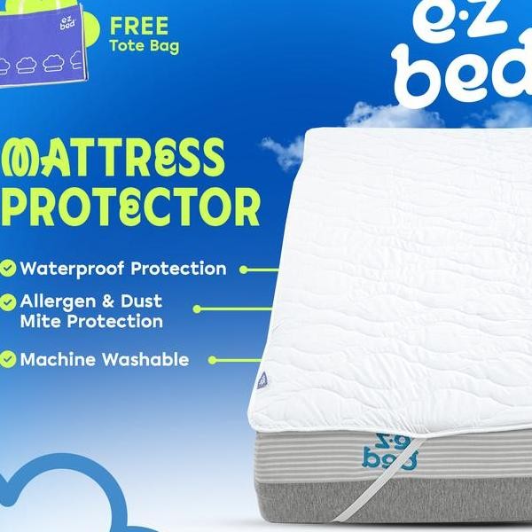 Mattress Protector Ezbed Pelindung Kasur Waterrof Mattress Cover