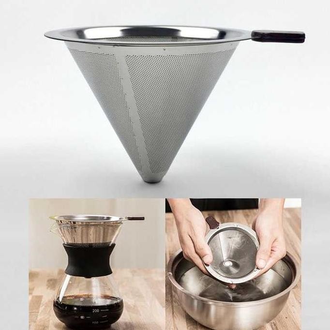Filter Penyaring Kopi V60 Cone Coffee Filter Saringan Kopi Portable