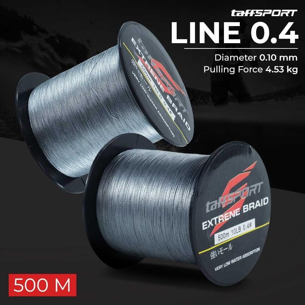 SPECTRA Senar Benang Tali Pancing PE 4 Extreme Braid 300 500 Meter