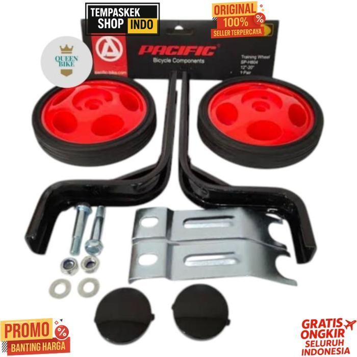 Best Seller Roda Bantu Sepeda Roda Samping Lubang 4 Sepeda Anak 12 / 16 / 18 / 20 Pacific Termurah