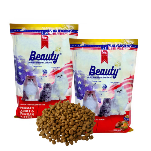 Beauty Cat Gold Persian 1 kg Premium Cat Food Makanan Kucing Beauty Persian