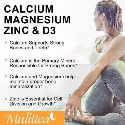 Usa Zma - Calcium Magnesium Zinc D3 - 120 Capsules Suplemen Tulang Gigi Original