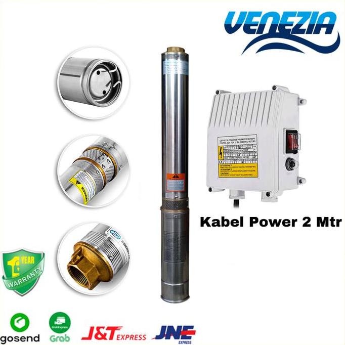 EXORCIST- Pompa Air Satelit Submersible 3"VENEZIA 3SQV2-21 Submersible Satelite