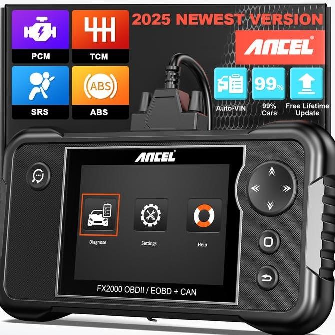 JHONCIE- Ancel FX2000 4 Sistem OBD2 Scanner Mobil Pemindai Code Reader & Scan Tools Untuk Toyota/Hon