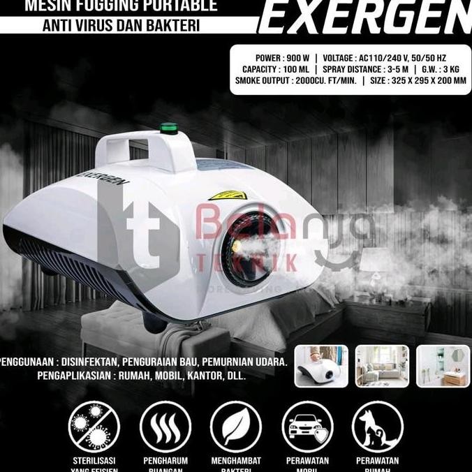 JUNJI- Exergen Cold Fogging Uap Machine Mesin Fogger Pengasapan XG900 XG 900