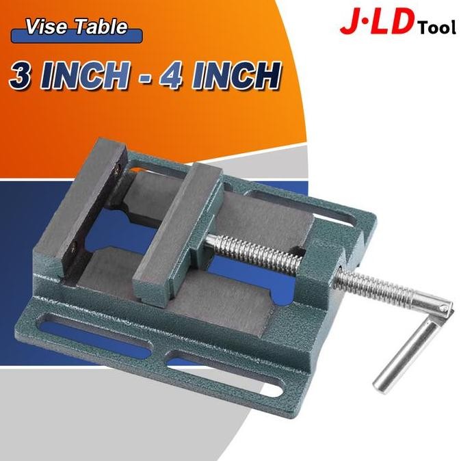 BELERAINTE- JLD Ragum Bor Duduk Besi Catok Besi Penjepit Ragum Catok Bor Duduk Catok Clamp Besi Cato