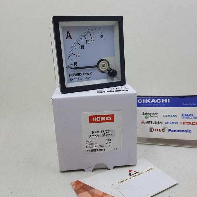 HPM-72/CT (.../5A), AMPERE METER, HOWIG