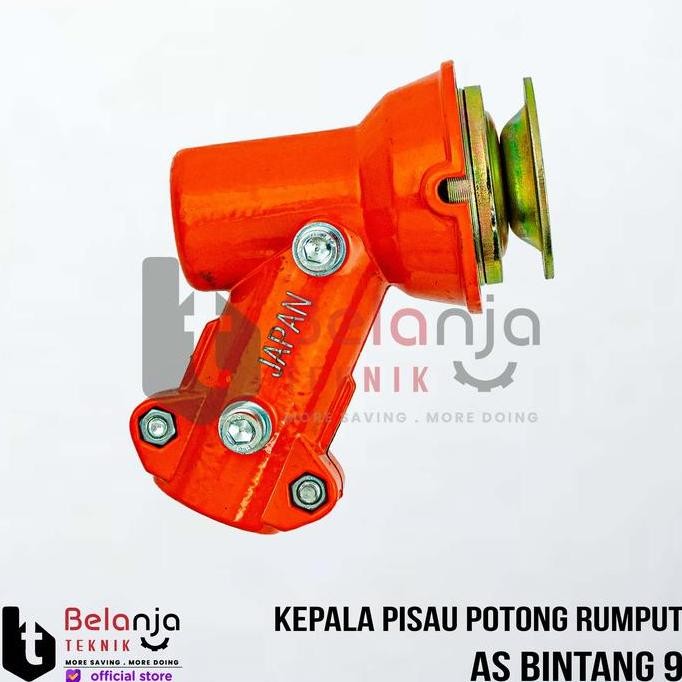 JUNJI- Kepala Pisau Potong Rumput AS Bintang 9 Sparepart Mesin Potong Rumput