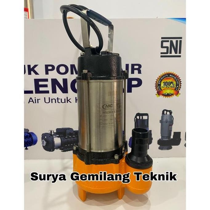 KIKYO- Pompa Celup Air Kotor Nasional 180Watt Submersible Pump Kuras Banjir