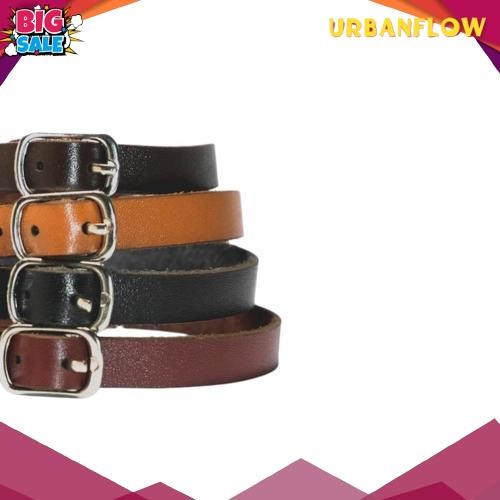 New Sale Kalung Anjing  Custom Nama Liontin Metal Kulit Premium