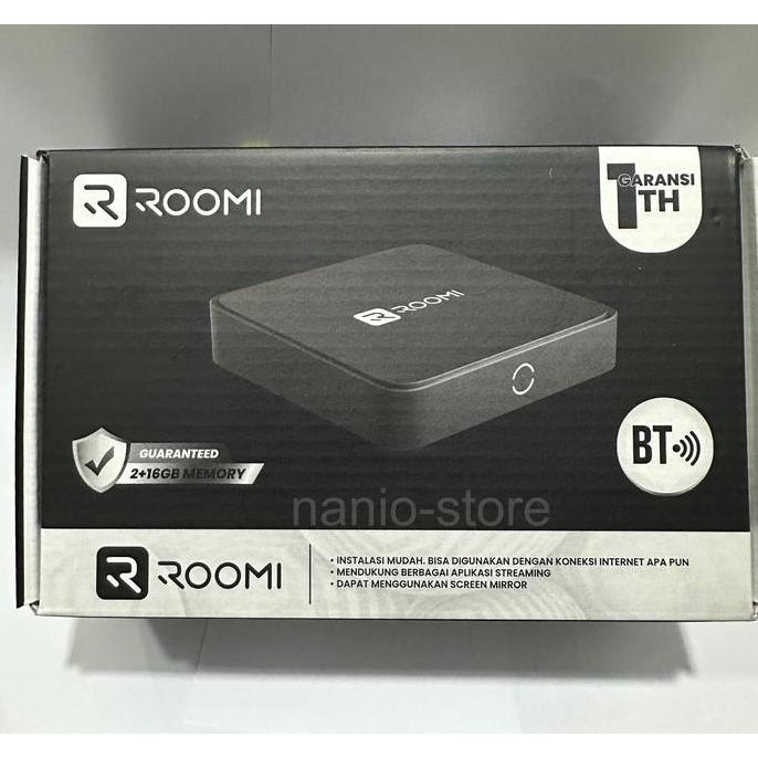 Android Tv Box ROOMI 2/16 GB BLUETOOTH / Tv Box Android 4K Smart Tv TKP