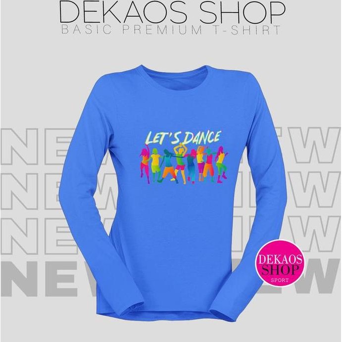 Promo Kaos Olahraga Wanita Lengan Panjang Baju Atasan Senam Poundfit Pound Zumba Lari Line Dance Dis