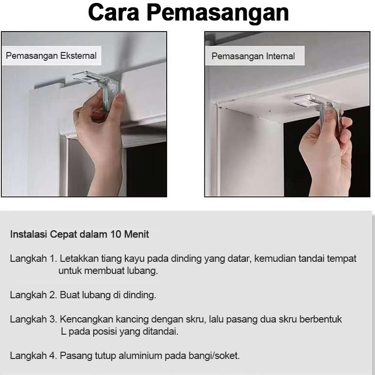 Ready Stock Roller Blind Gorden Jendela Semi Blackout 85% Dengan Rel Kepala -Tirai Jendela Gulung Un