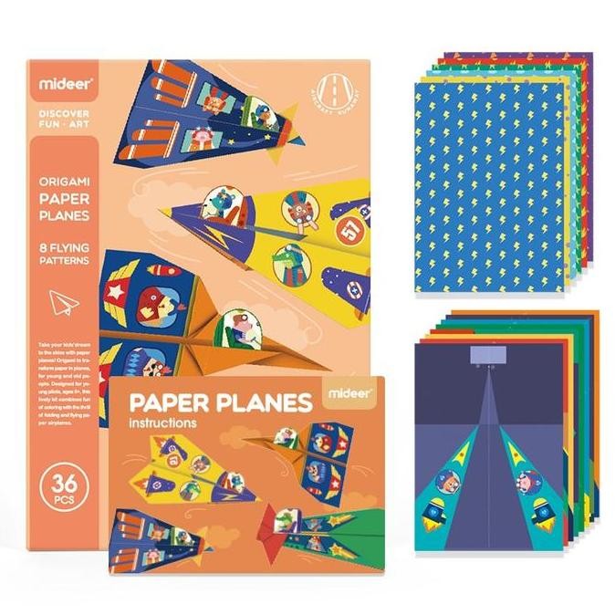 Mideer Origami Paper Planes A4 Anak Kertas
